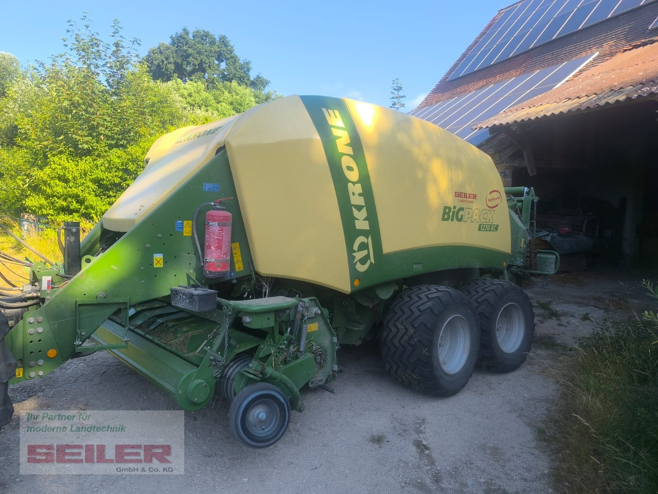 Krone Big Pack 1270 XC - Empacadora de pacas cuadradas: foto 1 Krone Big Pack 1270 XC - Empacadora de pacas cuadradas: foto 1