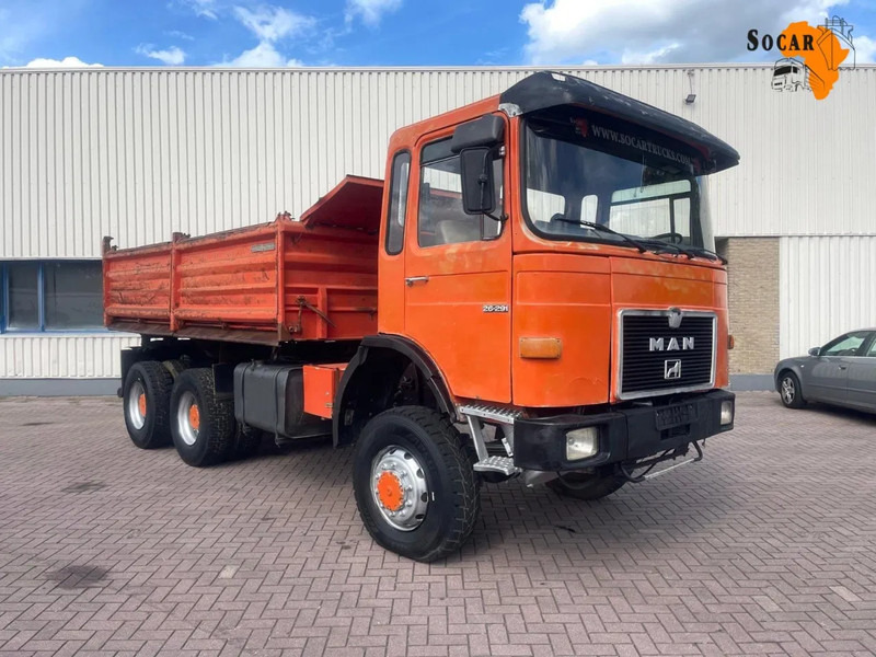 MAN 26.293 6x6 Full steel Kipper - Camión volquete: foto 1 MAN 26.293 6x6 Full steel Kipper - Camión volquete: foto 1