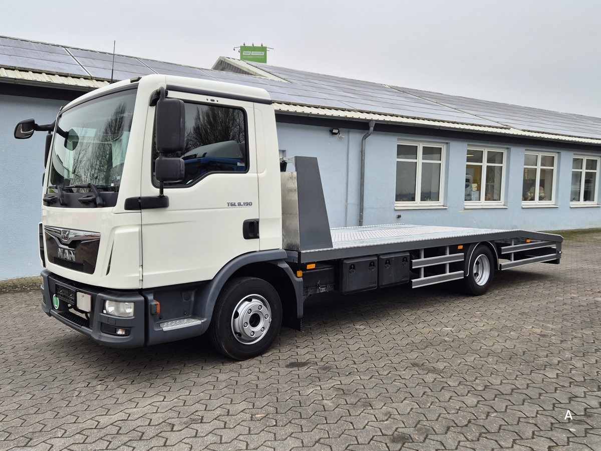 MAN TGL 8.190 BL Autotransporter 78tkm GG8.5t - Camión portavehículos: foto 1 MAN TGL 8.190 BL Autotransporter 78tkm GG8.5t - Camión portavehículos: foto 1