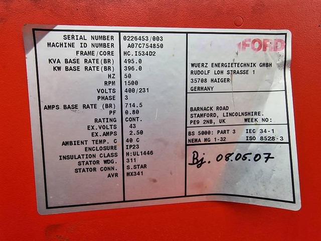 Generador industriale Scania Scania V8: foto 7 Generador industriale Scania Scania V8: foto 7