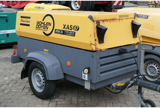 Atlas-Copco XAS 67, Kompressor, Deutz, Wenig Std., TOP - Compresor de aire: foto 4 Atlas-Copco XAS 67, Kompressor, Deutz, Wenig Std., TOP - Compresor de aire: foto 4