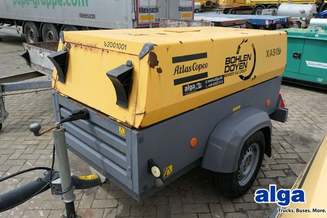 Compresor de aire Atlas Copco XAS 67, Kompressor, Deutz, Wenig Std., TOP: foto 1