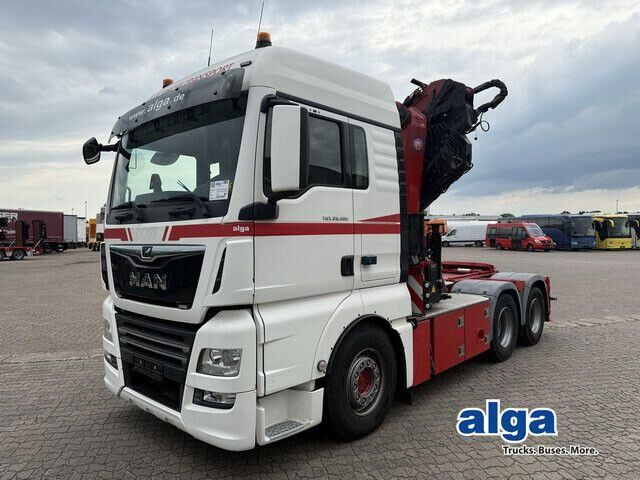 MAN 28.500 TGX 6X2-2 BLS, Kran HMF 5020-K6, Funk,23m - Cabeza tractora: foto 1 MAN 28.500 TGX 6X2-2 BLS, Kran HMF 5020-K6, Funk,23m - Cabeza tractora: foto 1