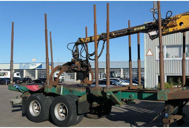 DIEBOLT Teleskop., Holzladekran, 2-Achser, BPW - Semirremolque maderero: foto 4 DIEBOLT Teleskop., Holzladekran, 2-Achser, BPW - Semirremolque maderero: foto 4