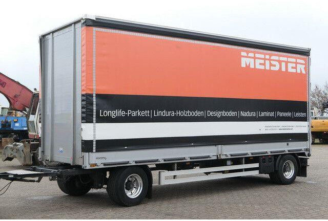 Dünschede PA 18/7, Jumbo, Bordwände, Alu-Felgen - Remolque con toldo: foto 2 Dünschede PA 18/7, Jumbo, Bordwände, Alu-Felgen - Remolque con toldo: foto 2