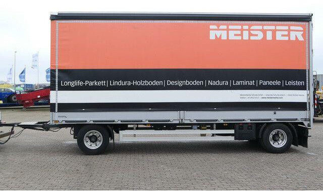 Dünschede PA 18/7, Jumbo, Bordwände, Alu-Felgen - Remolque con toldo: foto 3 Dünschede PA 18/7, Jumbo, Bordwände, Alu-Felgen - Remolque con toldo: foto 3