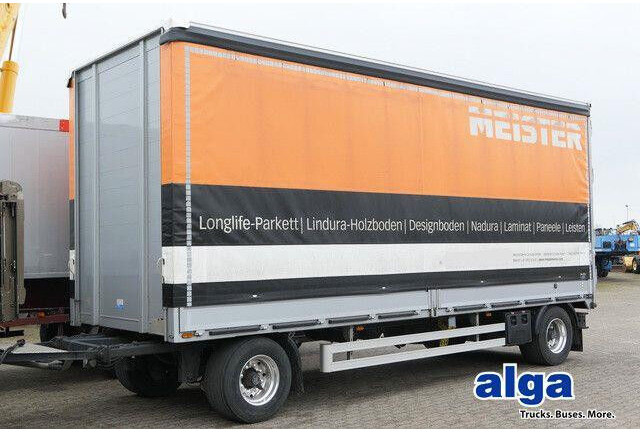 Dünschede PA 18/7, Jumbo, Bordwände, Alu-Felgen - Remolque con toldo: foto 1 Dünschede PA 18/7, Jumbo, Bordwände, Alu-Felgen - Remolque con toldo: foto 1