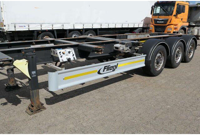 Semirremolque góndola rebajadas Fliegl SDS 380, 20/30/40 Fuß Container, Luft-Lift, BPW: foto 8
