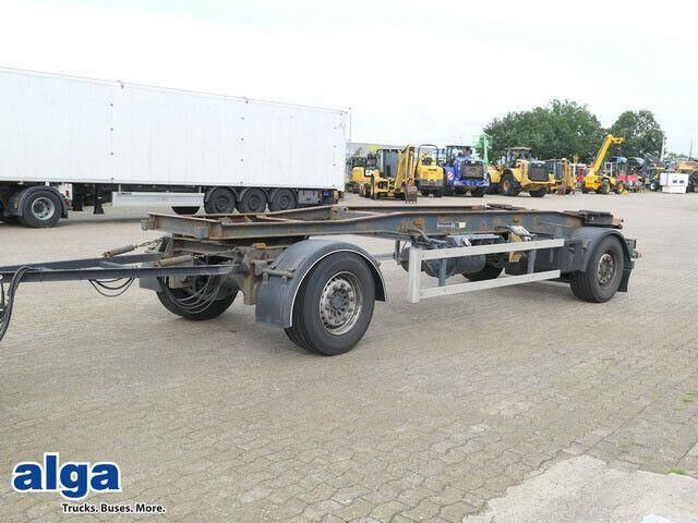 Huffermann HSA 18.70, Container, Schlitten, SAF, Luftfed. - Remolque portacontenedore/ Intercambiable: foto 1 Huffermann HSA 18.70, Container, Schlitten, SAF, Luftfed. - Remolque portacontenedore/ Intercambiable: foto 1