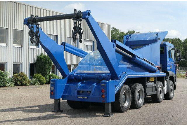 MAN 41.480 TGS 8x4, gr. Federpaket, 37tkm, 4-Achser - Camión con equipo de cable: foto 3 MAN 41.480 TGS 8x4, gr. Federpaket, 37tkm, 4-Achser - Camión con equipo de cable: foto 3