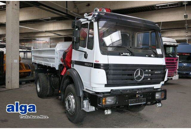 Mercedes-Benz 1820 AK 4x4, HMF 1003 K2, Allrad, AHK, Blattfed. - Camión volquete: foto 1 Mercedes-Benz 1820 AK 4x4, HMF 1003 K2, Allrad, AHK, Blattfed. - Camión volquete: foto 1