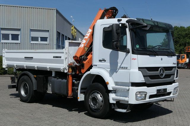 Mercedes-Benz 1829 K Axor, Atlas 116.3-A2L, AHK, Greifer,Klima - Camión volquete, Camión grúa: foto 2 Mercedes-Benz 1829 K Axor, Atlas 116.3-A2L, AHK, Greifer,Klima - Camión volquete, Camión grúa: foto 2