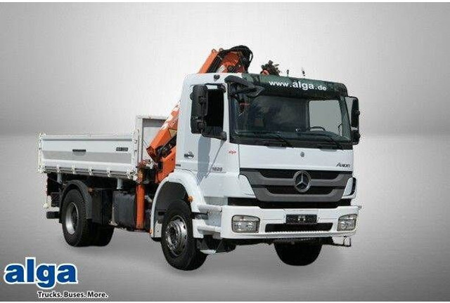 Mercedes-Benz 1829 K Axor, Atlas 116.3-A2L, AHK, Greifer,Klima - Camión volquete: foto 1 Mercedes-Benz 1829 K Axor, Atlas 116.3-A2L, AHK, Greifer,Klima - Camión volquete: foto 1