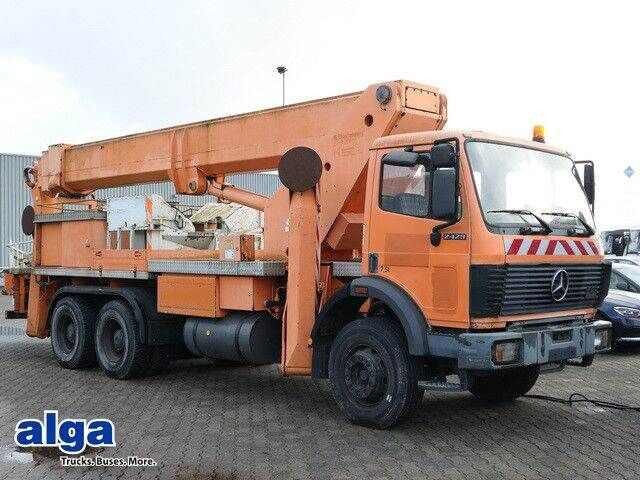 Mercedes-Benz 2429 6X4, SK-Modell, Ruthmann MT 325, 27,4 mtr. - Camión con plataforma elevadora: foto 1 Mercedes-Benz 2429 6X4, SK-Modell, Ruthmann MT 325, 27,4 mtr. - Camión con plataforma elevadora: foto 1