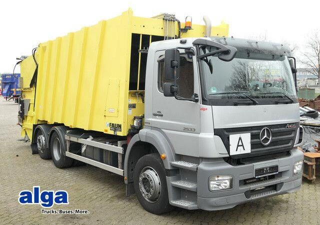 Mercedes-Benz 2533 L Axor 6x2,Faun,Variopress,Zöller-Schüttung - Camión de basura: foto 1 Mercedes-Benz 2533 L Axor 6x2,Faun,Variopress,Zöller-Schüttung - Camión de basura: foto 1