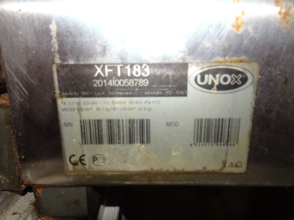 Four à air pulsé, marque UNOX
modèle : ELENA - à air pulsé, marque UNOX
modèle Ir pulsé, marque UNOfr pur E Unox
Modèle : Elena - Xft-183
Numéro - Maquinaria de alimentación: foto 4 Four à air pulsé, marque UNOX
modèle : ELENA - à air pulsé, marque UNOX
modèle Ir pulsé, marque UNOfr pur E Unox
Modèle : Elena - Xft-183
Numéro - Maquinaria de alimentación: foto 4