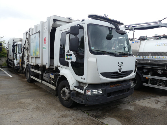REF:5405 - Camion poubelle Renault Midlum 270 DXI (2013-205.285 km) - Camión de basura: foto 2 REF:5405 - Camion poubelle Renault Midlum 270 DXI (2013-205.285 km) - Camión de basura: foto 2