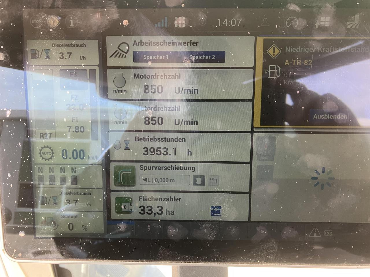 Arrendamiento de Case-IH Optum 270 CVX Case-IH Optum 270 CVX: foto 8