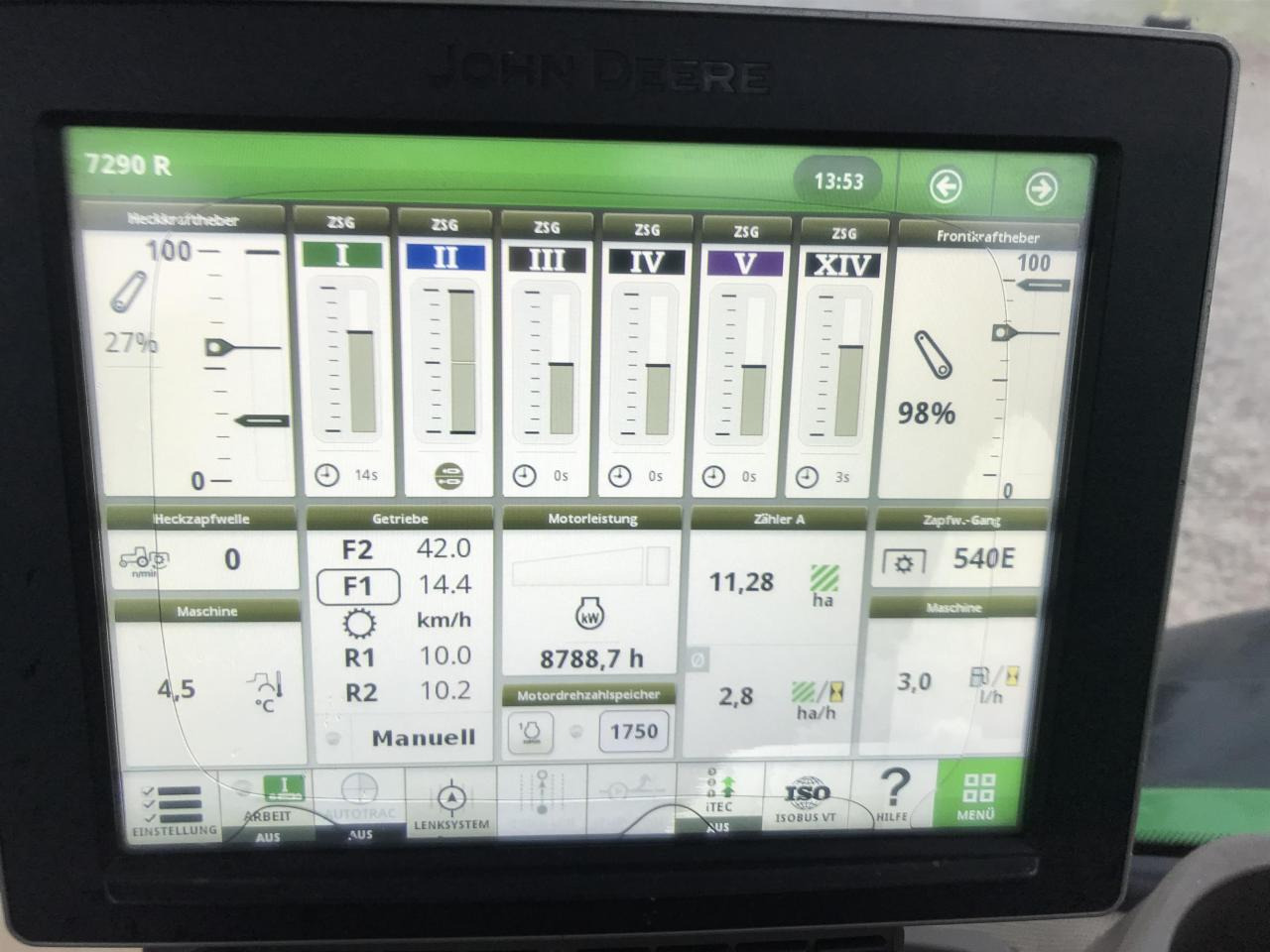 Tractor John Deere 7290R: foto 10