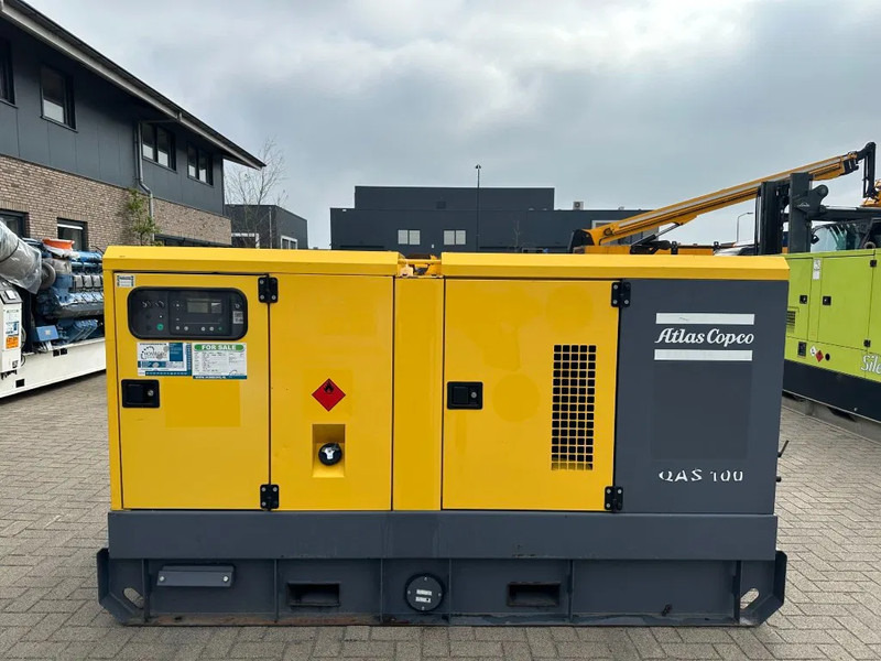 Generador industriale Atlas-Copco QAS 100 ST3 Perkins 100 kVA Silent Stage 3A Rental generatorset: foto 1
