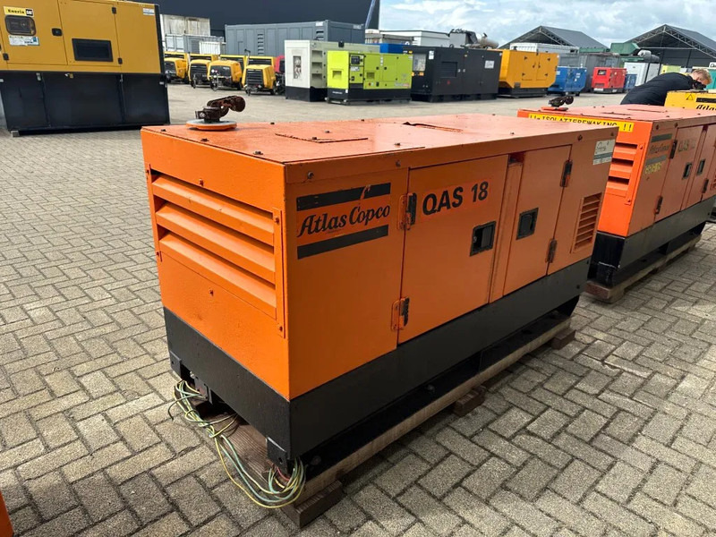 Generador industriale Atlas-Copco QAS 18 Yanmar Mecc Alte Spa 18 kVA Silent generatorset: foto 15