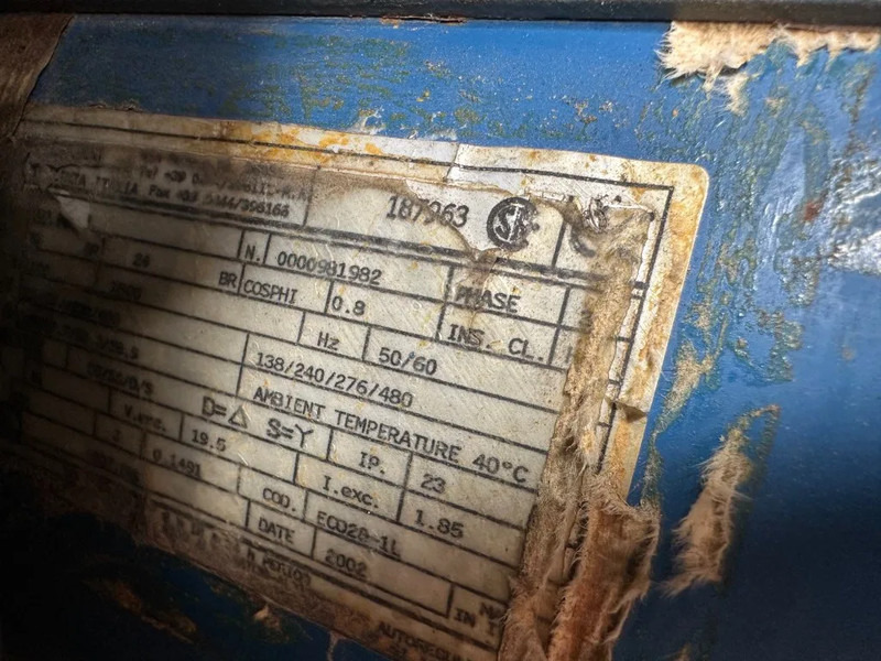 Generador industriale Atlas-Copco QAS 18 Yanmar Mecc Alte Spa 18 kVA Silent generatorset: foto 12