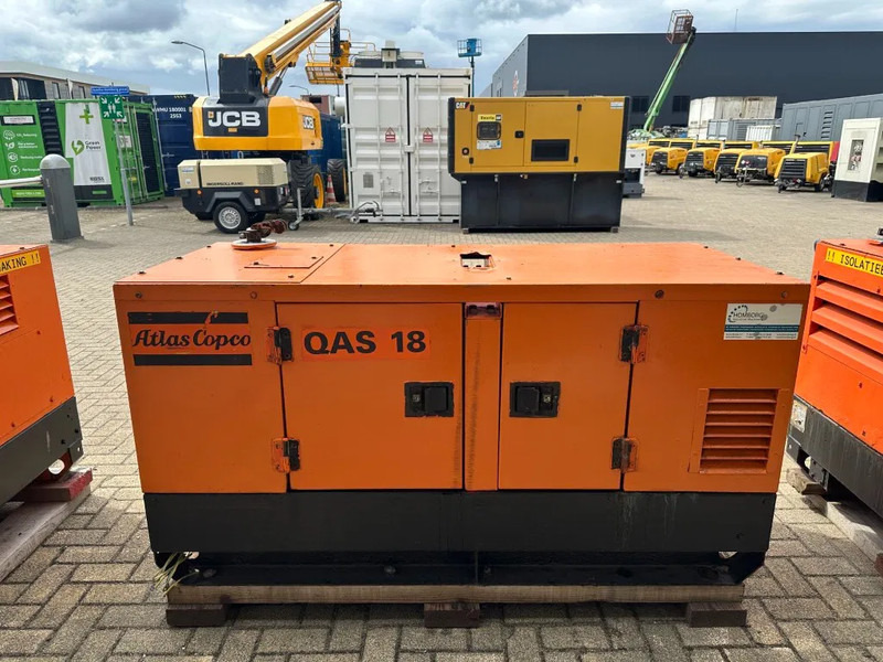 Generador industriale Atlas-Copco QAS 18 Yanmar Mecc Alte Spa 18 kVA Silent generatorset: foto 13