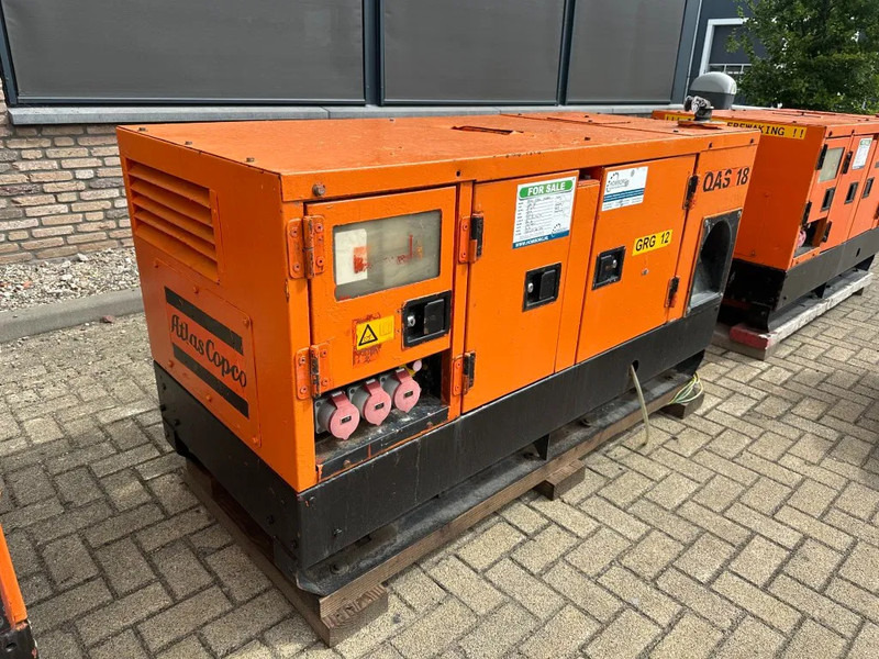 Generador industriale Atlas-Copco QAS 18 Yanmar Mecc Alte Spa 18 kVA Silent generatorset: foto 6