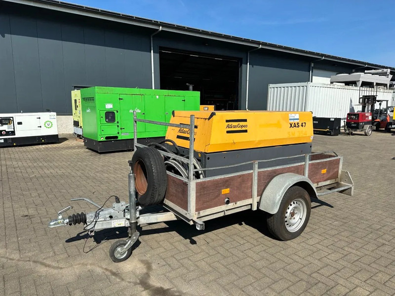 Atlas-Copco XAS 47 DD Deutz 2.6 m3 / min 7 Bar 21 kW Mobiele Diesel Compressor op aanhanger - Compresor de aire: foto 3 Atlas-Copco XAS 47 DD Deutz 2.6 m3 / min 7 Bar 21 kW Mobiele Diesel Compressor op aanhanger - Compresor de aire: foto 3