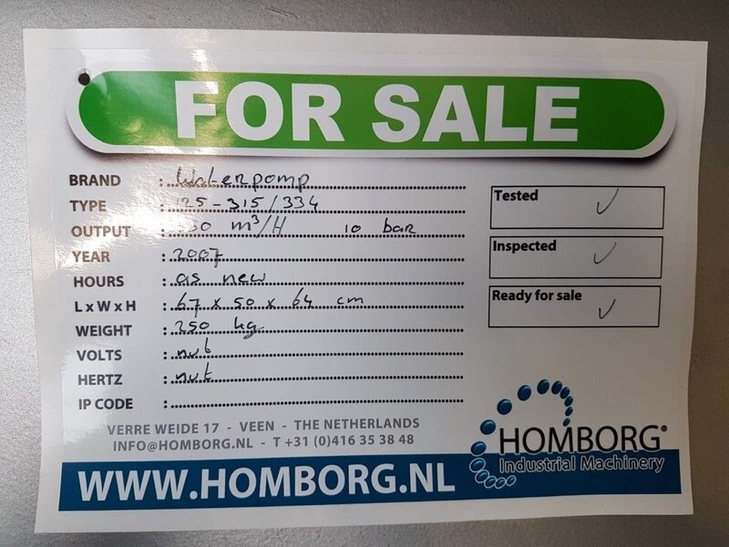 Chaud-Froid-Industrie KSB 125-315 / 334 Waterpomp 350 m3 / h 10 Bar Ex emergency - Bomba de agua: foto 5 Chaud-Froid-Industrie KSB 125-315 / 334 Waterpomp 350 m3 / h 10 Bar Ex emergency - Bomba de agua: foto 5