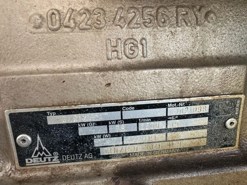 Deutz F6L 912 Parker Hydrauliek Powerpack 78 kW 168 L / min 190 / 320 Bar only 204 hours ! - Hidráulica: foto 5 Deutz F6L 912 Parker Hydrauliek Powerpack 78 kW 168 L / min 190 / 320 Bar only 204 hours ! - Hidráulica: foto 5