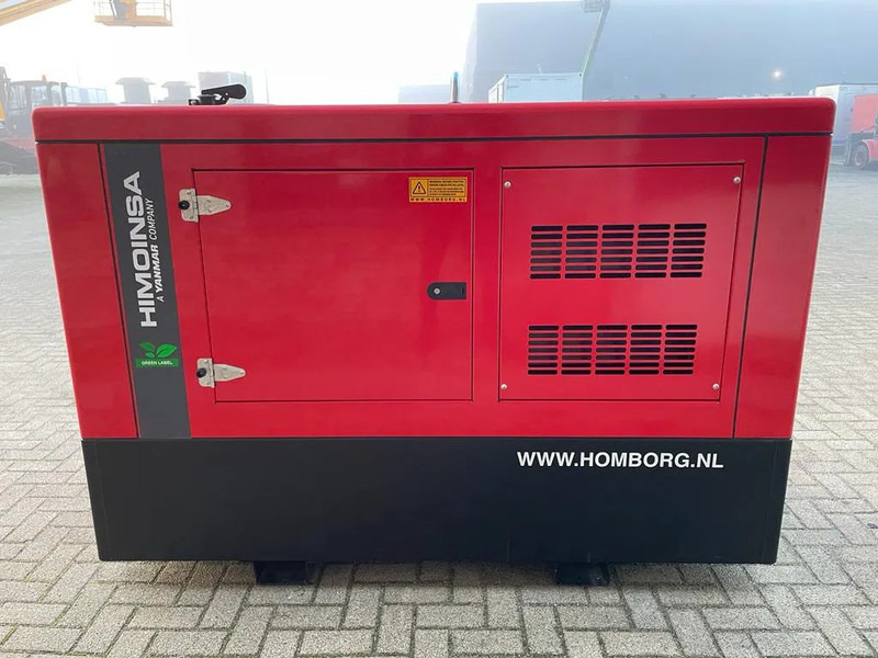 Generador industriale Himoinsa HYW 45 Yanmar Stamford 45 kVA Supersilent Rental generatorset as New !: foto 13