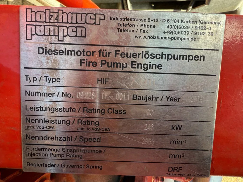 Iveco Iveco FPT NEF 67 KSB Diesel met Waterpomp 476 m3 / h 12 Bar - Bomba de agua: foto 3 Iveco Iveco FPT NEF 67 KSB Diesel met Waterpomp 476 m3 / h 12 Bar - Bomba de agua: foto 3