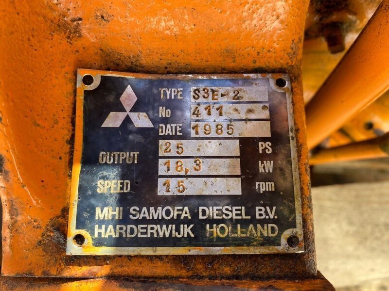 Mitsubishi S3E-2 25 PK Marine Diesel Motor met keerkoppeling - Motor: foto 4 Mitsubishi S3E-2 25 PK Marine Diesel Motor met keerkoppeling - Motor: foto 4