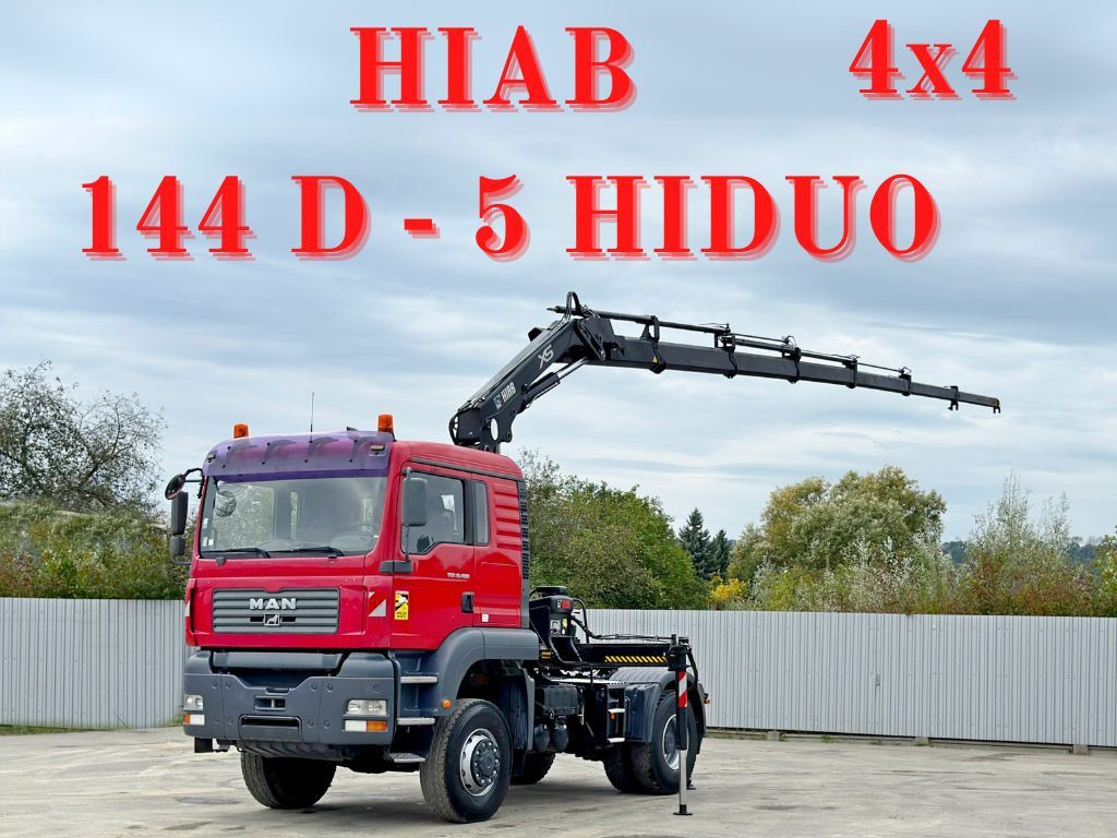 MAN TGS 18.480 * HIAB 144 D - HIDUO + FUNK/ 4x4 *TOP - Cabeza tractora: foto 1 MAN TGS 18.480 * HIAB 144 D - HIDUO + FUNK/ 4x4 *TOP - Cabeza tractora: foto 1
