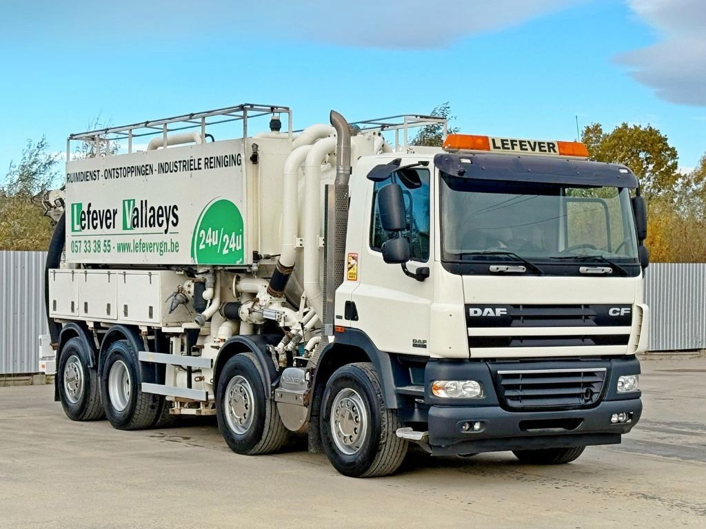 DAF CF 85.410 * Saug und Spülwagen +FUNK - Limpieza de alcantarillado: foto 1 DAF CF 85.410 * Saug und Spülwagen +FUNK - Limpieza de alcantarillado: foto 1