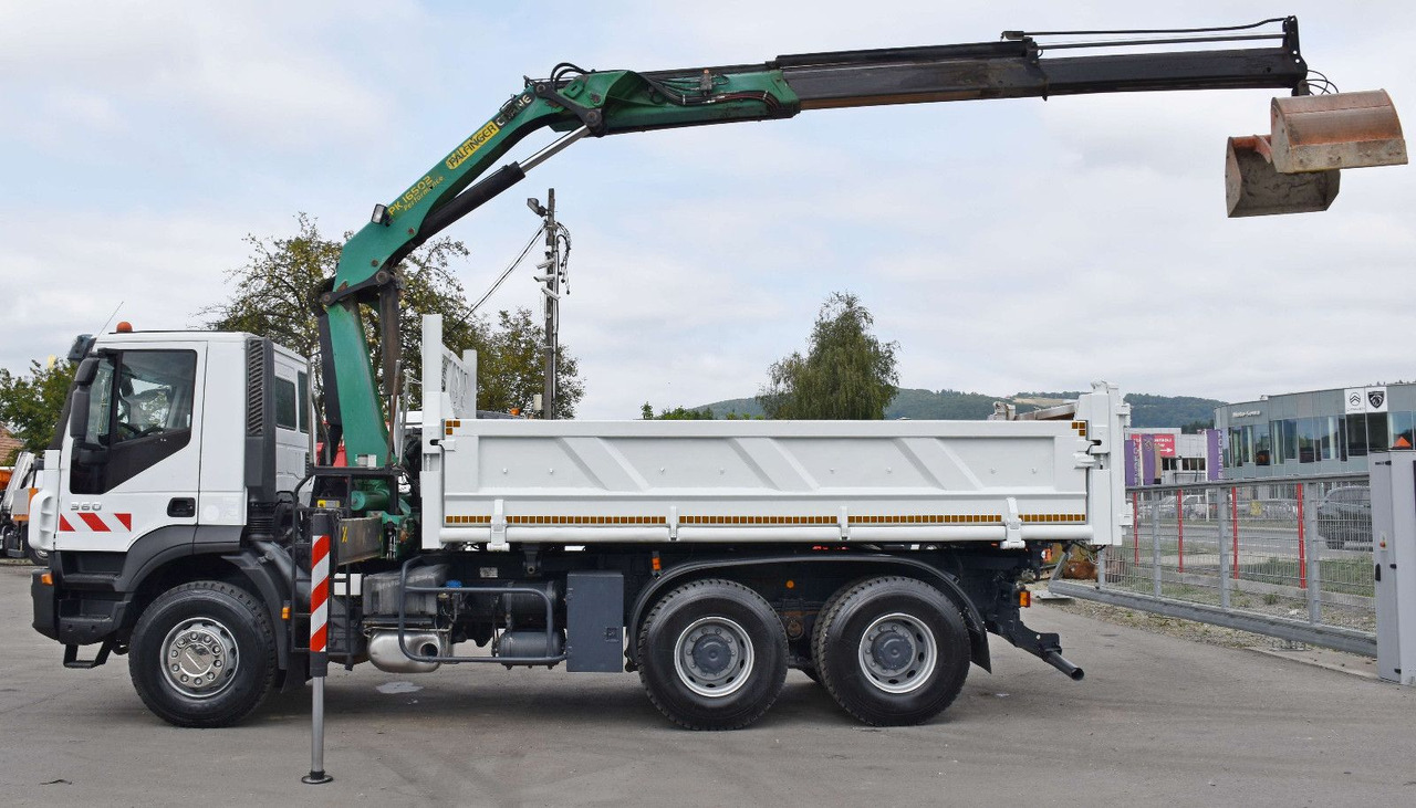 Camión grúa Iveco TRAKKER 360 * Kipper 5,20m* PK 16502 / FUNK*6x4: foto 6