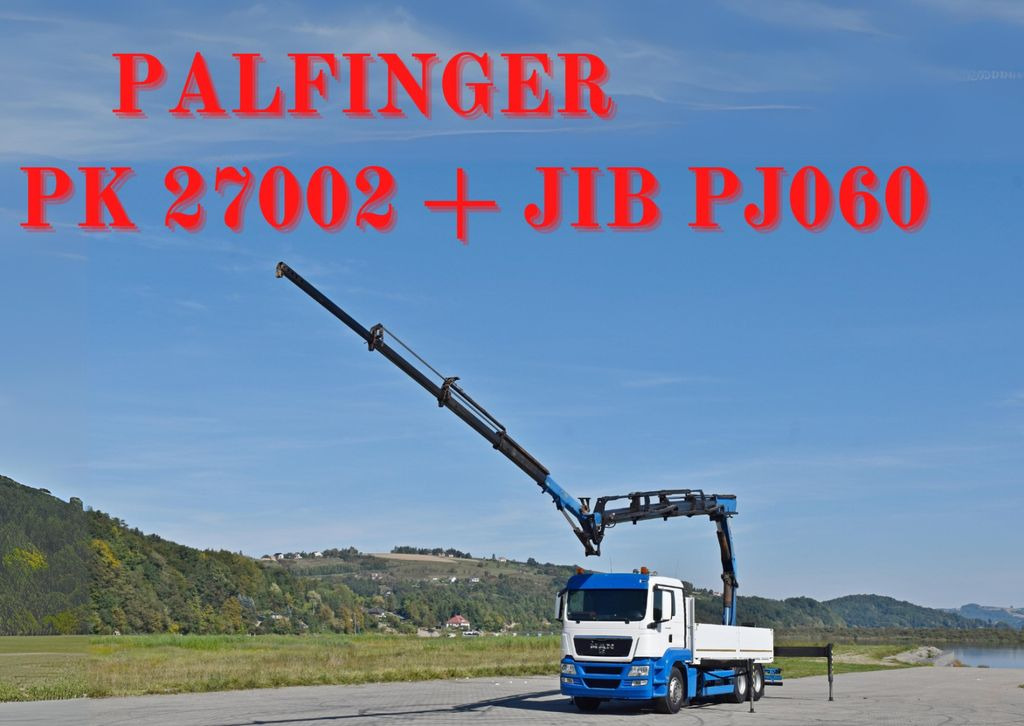 MAN TGS 26.480 * PK 27002 + JIB PJ060 + FUNK / 6x4 - Camión grúa: foto 1 MAN TGS 26.480 * PK 27002 + JIB PJ060 + FUNK / 6x4 - Camión grúa: foto 1