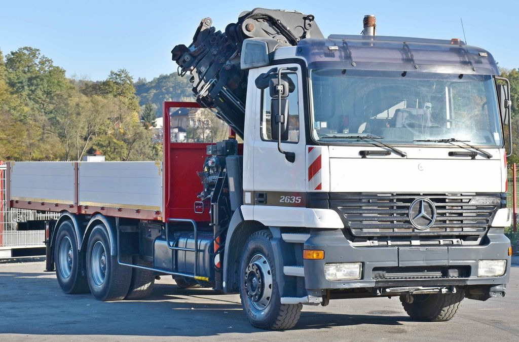 Mercedes-Benz ACTROS 2635 Pritsche 6,40m + HIAB 400 E-5 + FUNK Mercedes-Benz ACTROS 2635 Pritsche 6,40m + HIAB 400 E-5 + FUNK - Camión grúa: foto 3 Mercedes-Benz ACTROS 2635 Pritsche 6,40m + HIAB 400 E-5 + FUNK Mercedes-Benz ACTROS 2635 Pritsche 6,40m + HIAB 400 E-5 + FUNK - Camión grúa: foto 3