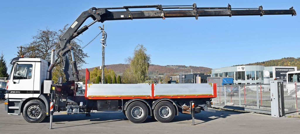 Mercedes-Benz ACTROS 2635 Pritsche 6,40m + HIAB 400 E-5 + FUNK Mercedes-Benz ACTROS 2635 Pritsche 6,40m + HIAB 400 E-5 + FUNK - Camión grúa: foto 5 Mercedes-Benz ACTROS 2635 Pritsche 6,40m + HIAB 400 E-5 + FUNK Mercedes-Benz ACTROS 2635 Pritsche 6,40m + HIAB 400 E-5 + FUNK - Camión grúa: foto 5
