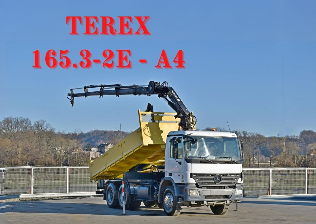Mercedes-Benz ACTROS 2636 * TEREX 165.2E - A4 + FUNK/6x4 Mercedes-Benz ACTROS 2636 * TEREX 165.2E - A4 + FUNK/6x4 - Camión grúa, Camión volquete: foto 1 Mercedes-Benz ACTROS 2636 * TEREX 165.2E - A4 + FUNK/6x4 Mercedes-Benz ACTROS 2636 * TEREX 165.2E - A4 + FUNK/6x4 - Camión grúa, Camión volquete: foto 1