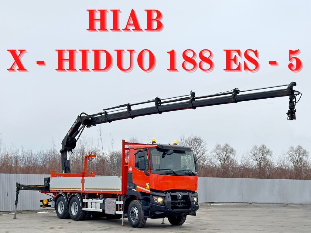 Renault C 430 *HIAB X - HIPRO 188 ES - 5 + FUNK* 6x4 - Camión grúa: foto 1 Renault C 430 *HIAB X - HIPRO 188 ES - 5 + FUNK* 6x4 - Camión grúa: foto 1
