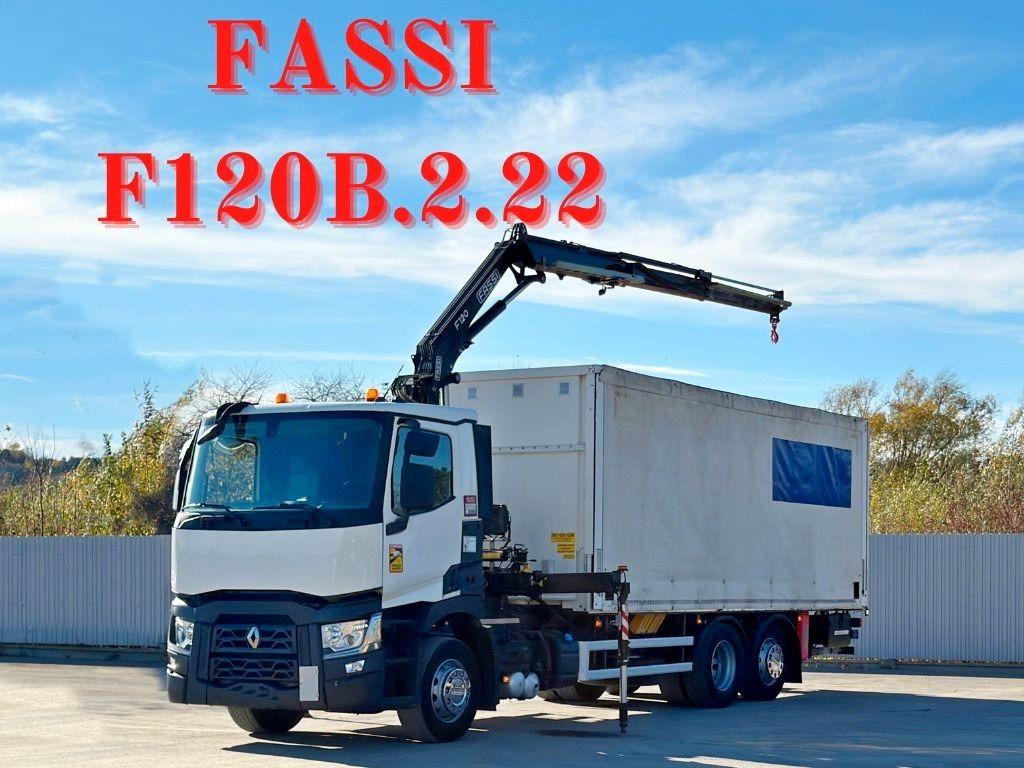 Renault T380 * FASSI F120B.2.22 + FUNK / 6x2* TOP - Camión grúa: foto 1 Renault T380 * FASSI F120B.2.22 + FUNK / 6x2* TOP - Camión grúa: foto 1