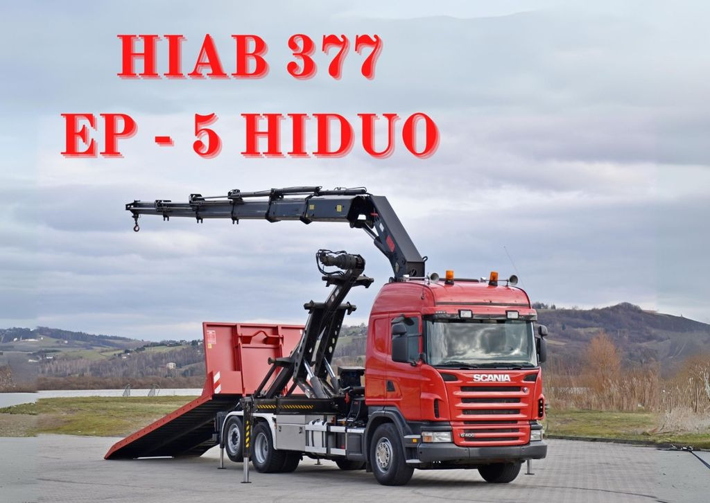 Scania G 400 * Abschleppwagen 6,40m* KRAN + FUNK * TOP - Camión grúa, Camión multibasculante: foto 1 Scania G 400 * Abschleppwagen 6,40m* KRAN + FUNK * TOP - Camión grúa, Camión multibasculante: foto 1