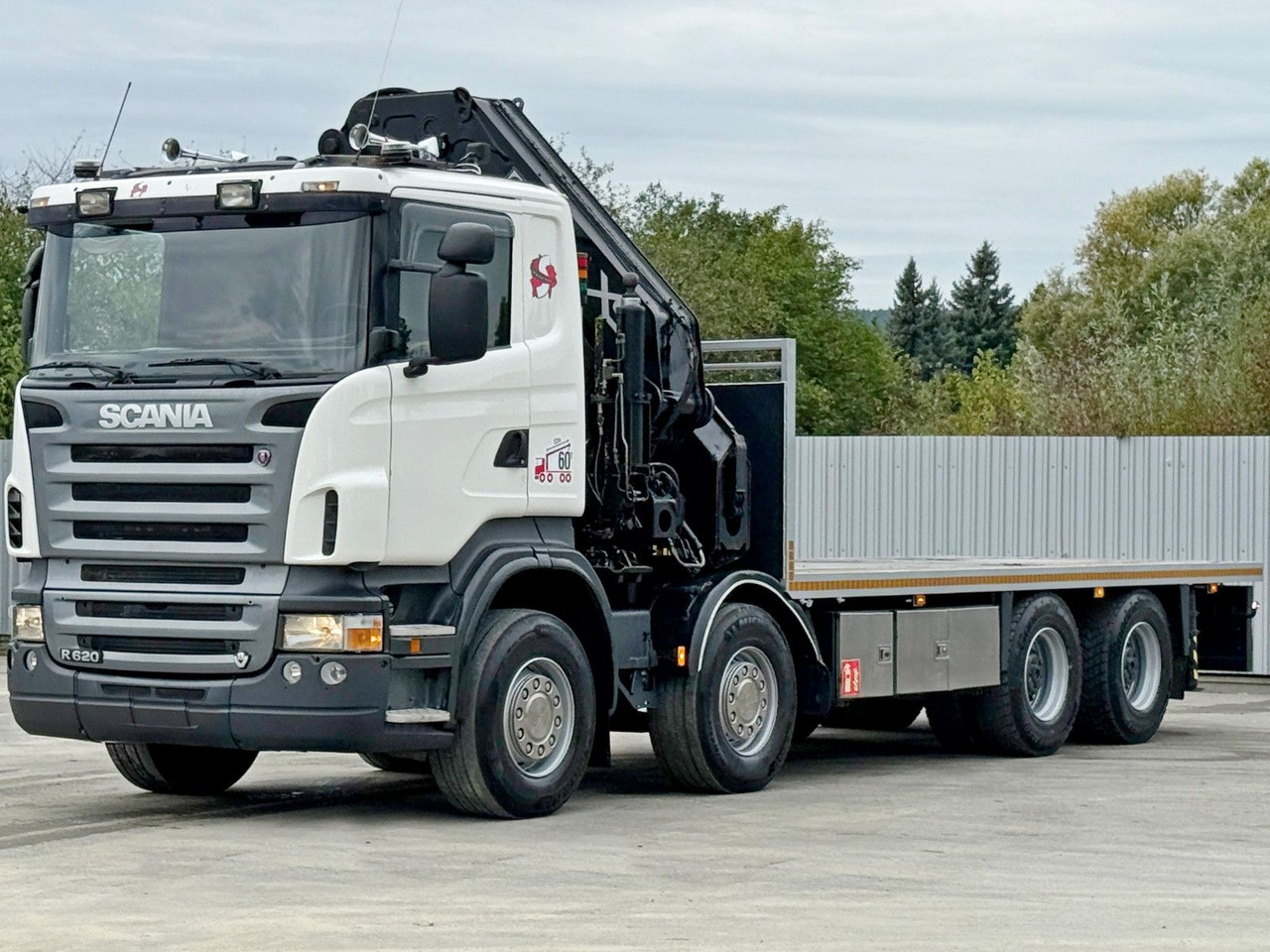 Scania R 620*PLATFORM 6,45m*HIAB 600 E - 9 + FUNK / 8x4 - Camión grúa: foto 3 Scania R 620*PLATFORM 6,45m*HIAB 600 E - 9 + FUNK / 8x4 - Camión grúa: foto 3