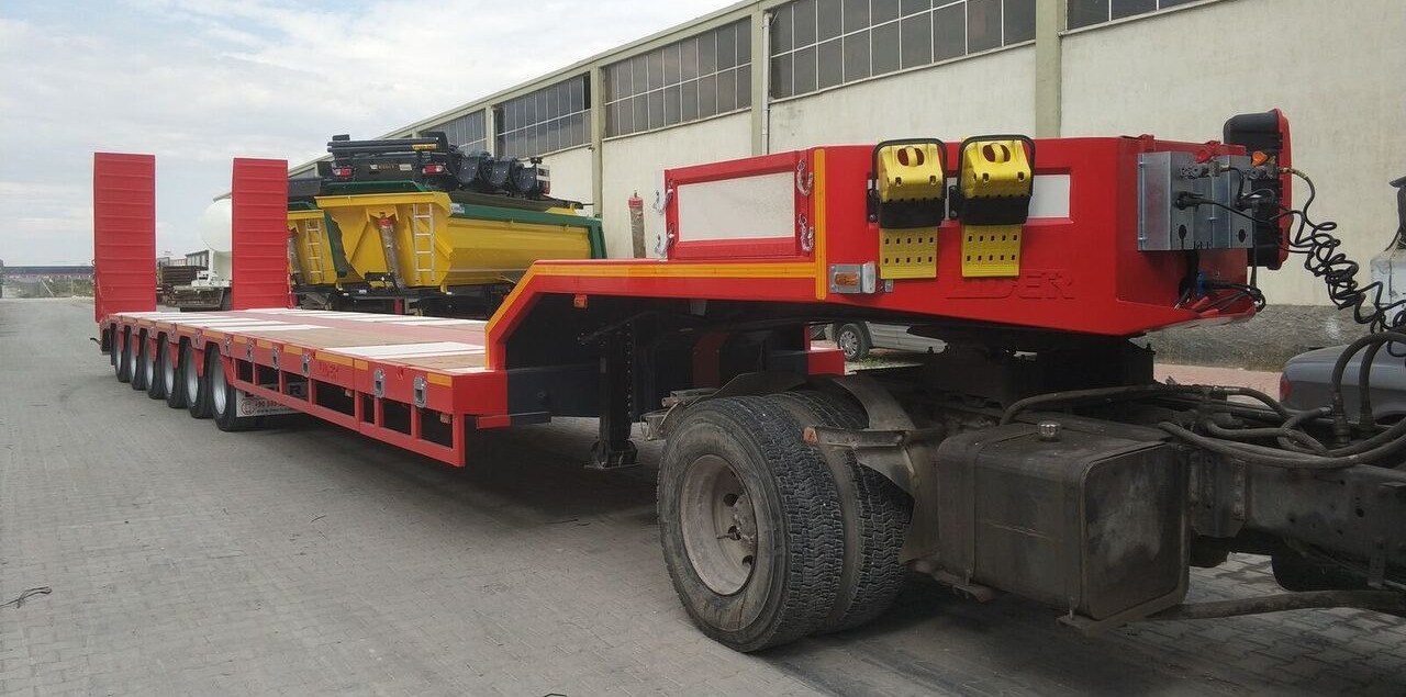 Semirremolque góndola rebajadas nuevo LIDER 2025 model 150 Tons capacity Lowbed semi trailer: foto 8