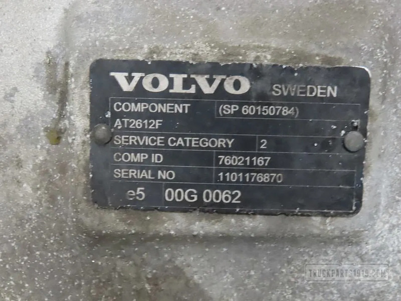 Volvo 60150784 Versnellingsbak AT2612F Volvo - Caja de cambios para Camión: foto 3 Volvo 60150784 Versnellingsbak AT2612F Volvo - Caja de cambios para Camión: foto 3