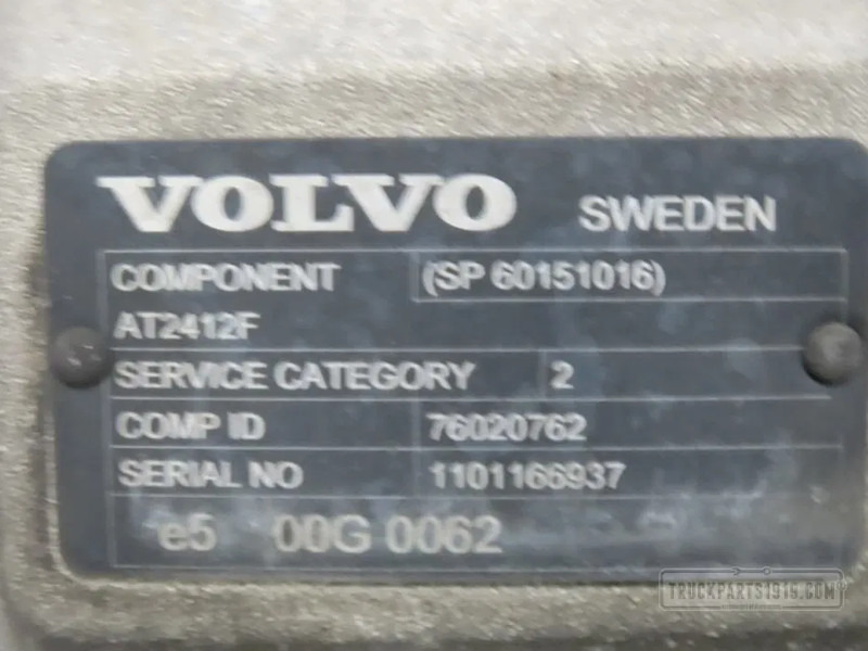 Volvo 60151016 Versnellingsbak AT2412F Volvo - Caja de cambios para Camión: foto 3 Volvo 60151016 Versnellingsbak AT2412F Volvo - Caja de cambios para Camión: foto 3
