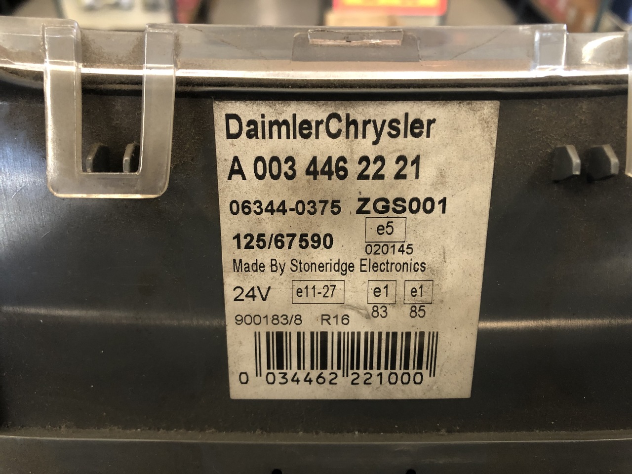 ELECTRONIC INSTRUMENT ATEGO EURO 4 - Tacógrafo para Camión: foto 3 ELECTRONIC INSTRUMENT ATEGO EURO 4 - Tacógrafo para Camión: foto 3