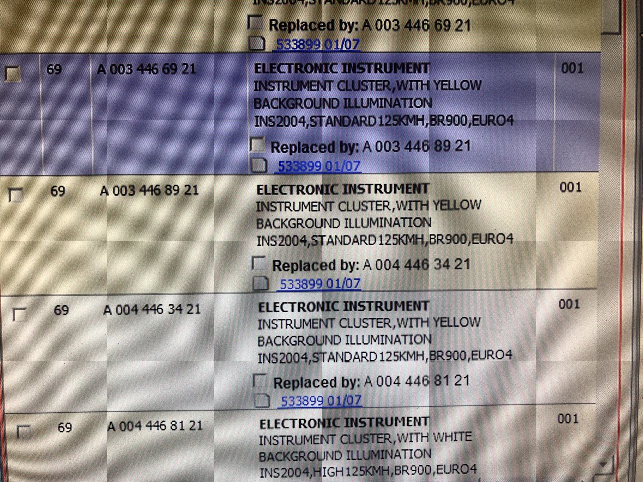 ELECTRONIC INSTRUMENT ATEGO EURO 4 - Tacógrafo para Camión: foto 4 ELECTRONIC INSTRUMENT ATEGO EURO 4 - Tacógrafo para Camión: foto 4